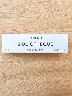 Byredo BIBLIOTHEQUE EDP 2ml (0.06 fl. oz.) Brand New In Box